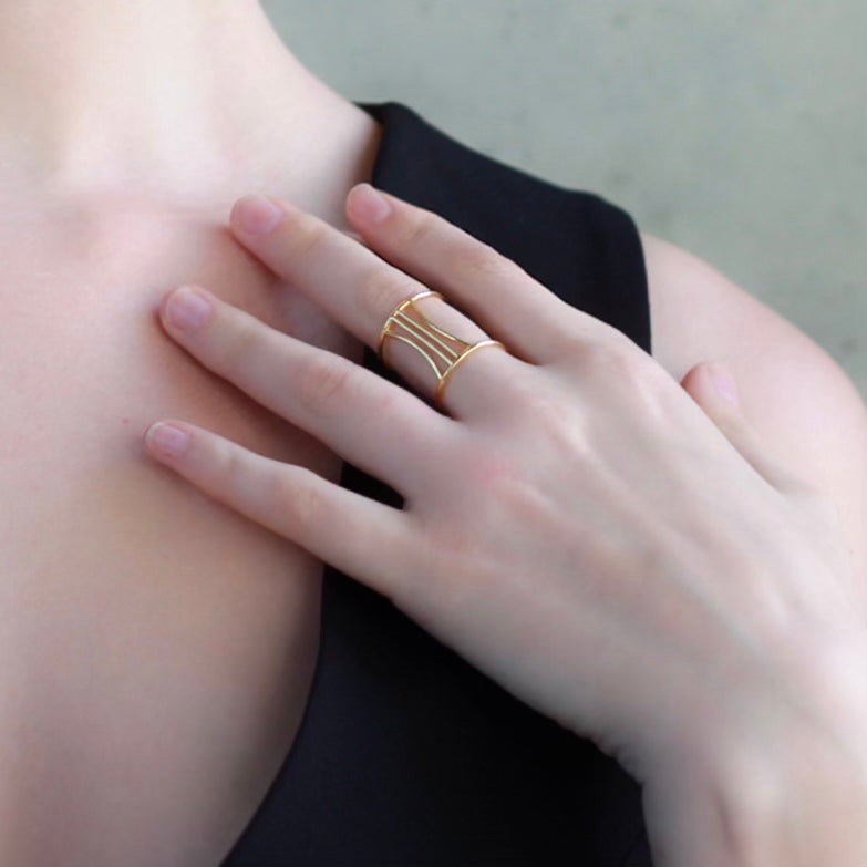 The Golden Column ring