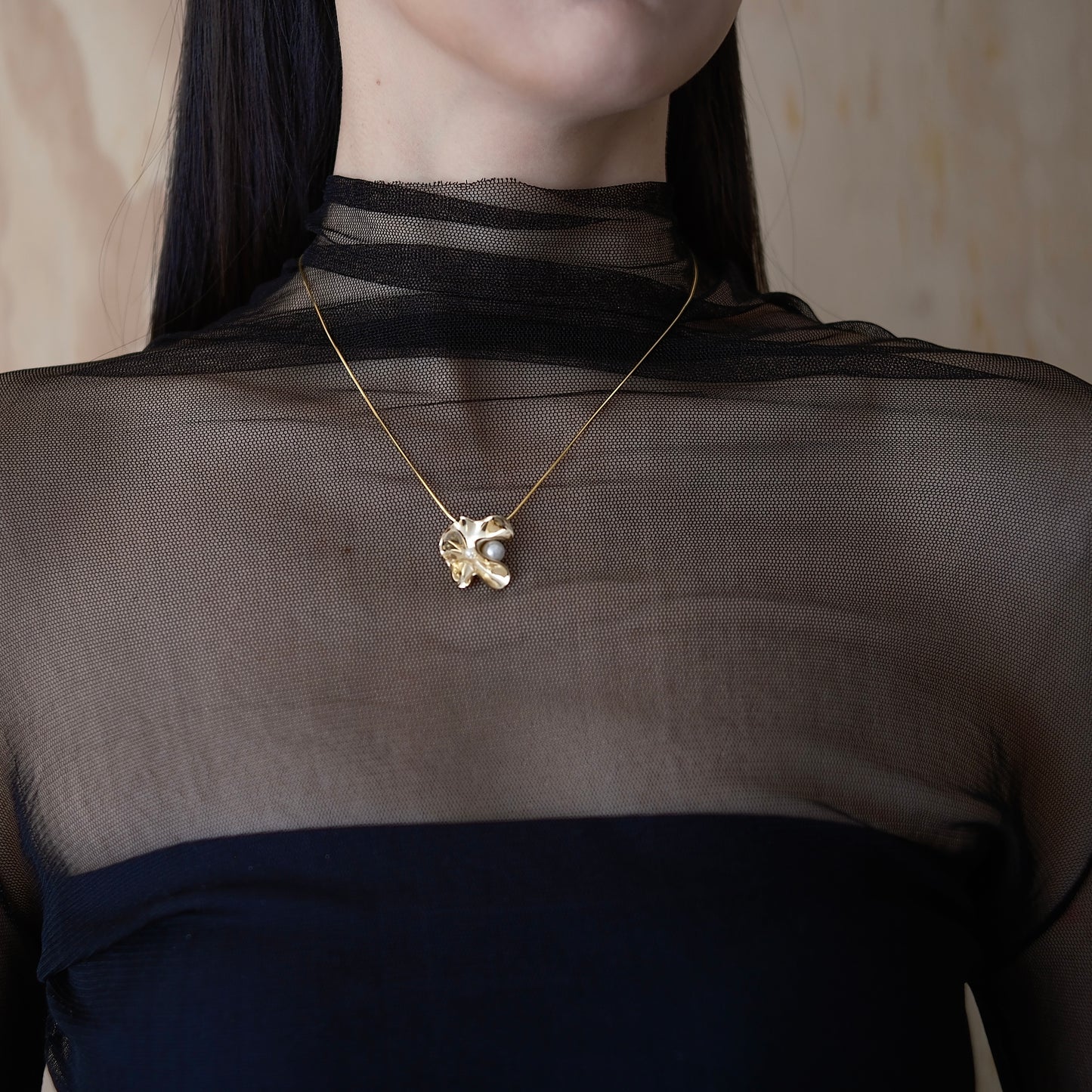 Time Ripple Necklace (silver)(gold)