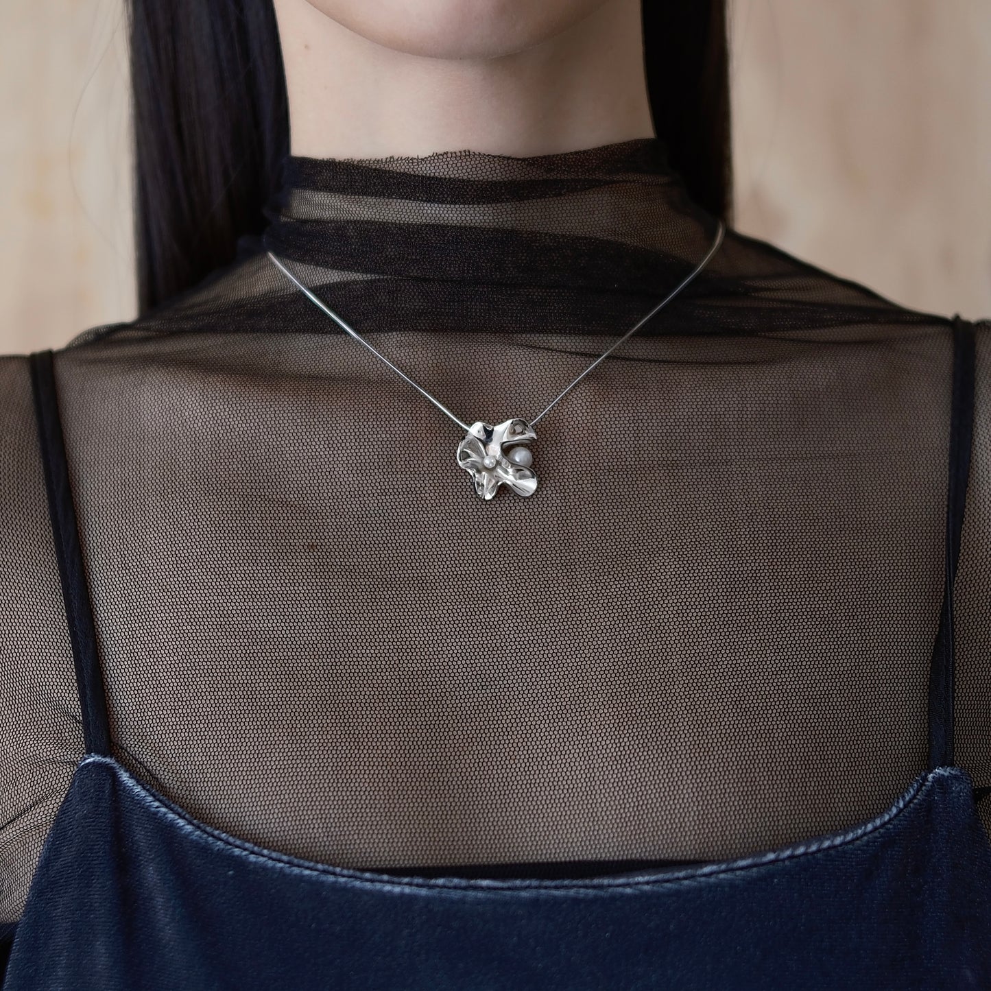 Time Ripple Necklace (silver)(gold)