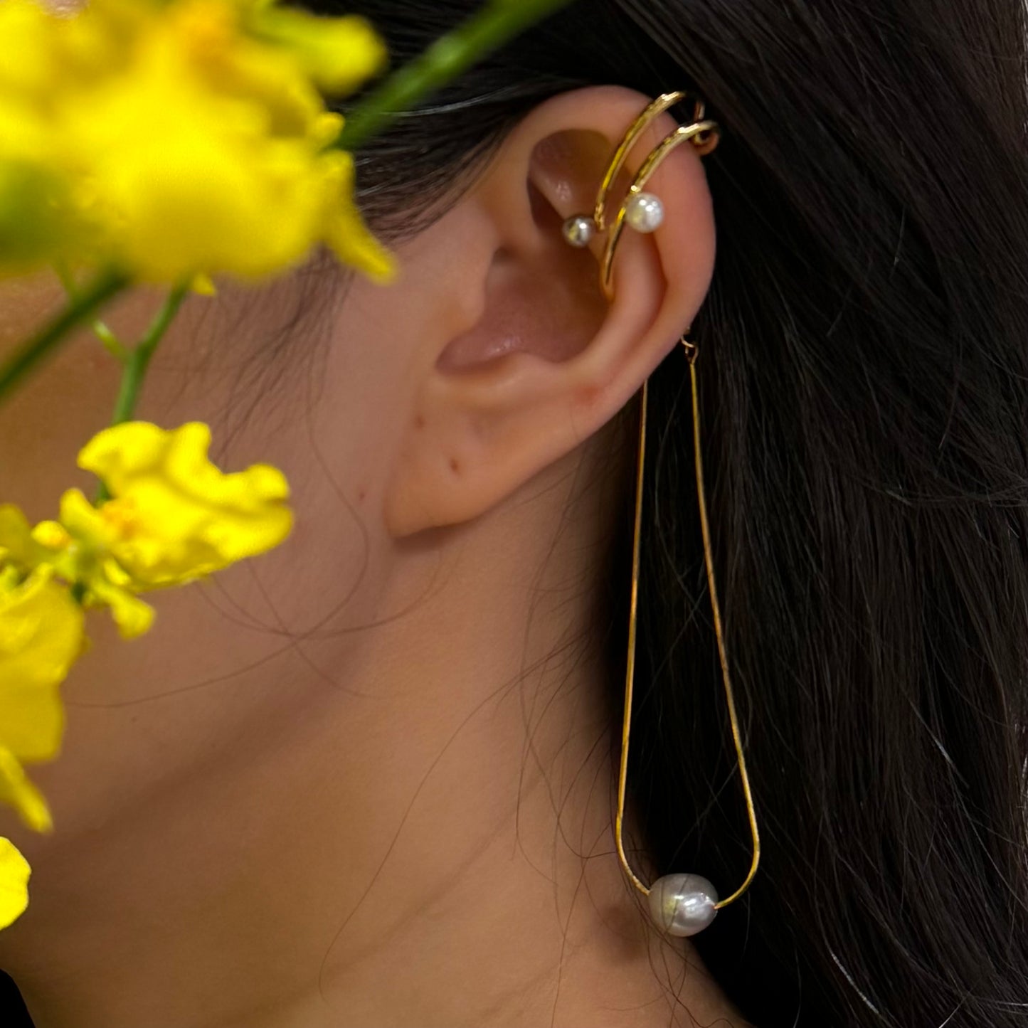 日雜報導款-流星多用途耳鍊 the drop of falling star ear chain