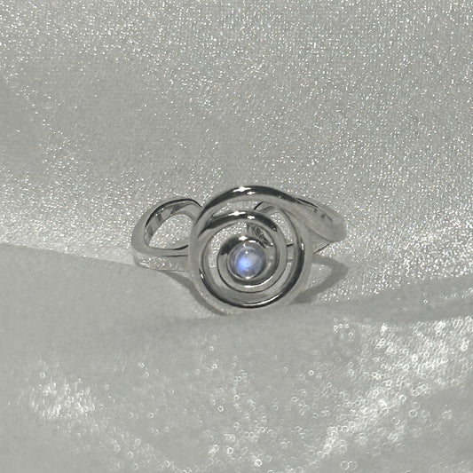 Cosmic Spiral Ring (gold)&(silver)