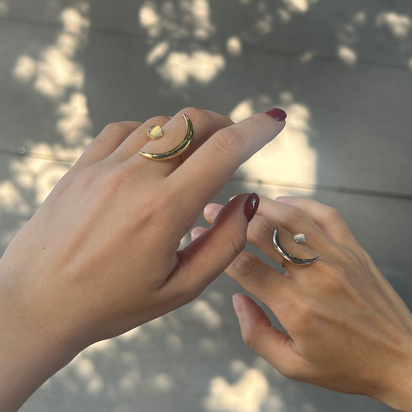 (Limited Edition) Moon Sparkle Ring - Moon stone edition