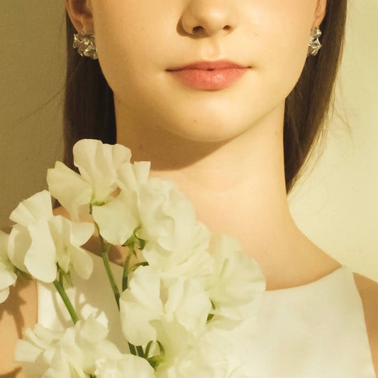 Time Ripple Earrings (silver)