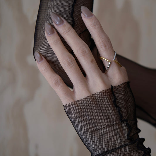 Orbit flow ring (Gold x silver)