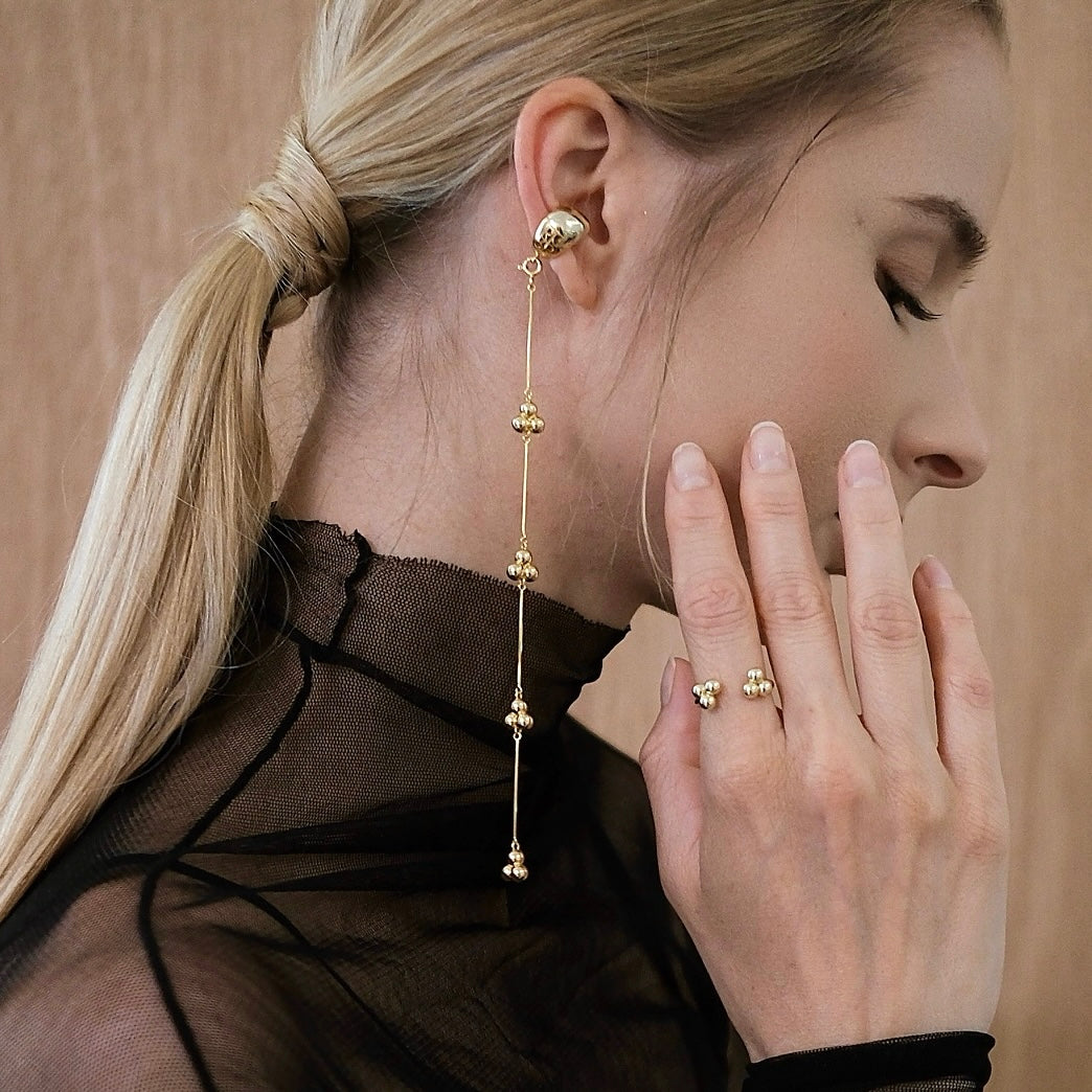 Flow of heart earcuff (earcuff only)