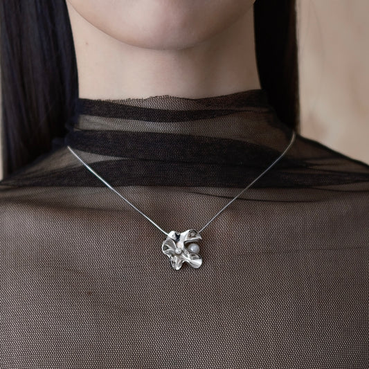 Time Ripple Necklace (silver)(gold)
