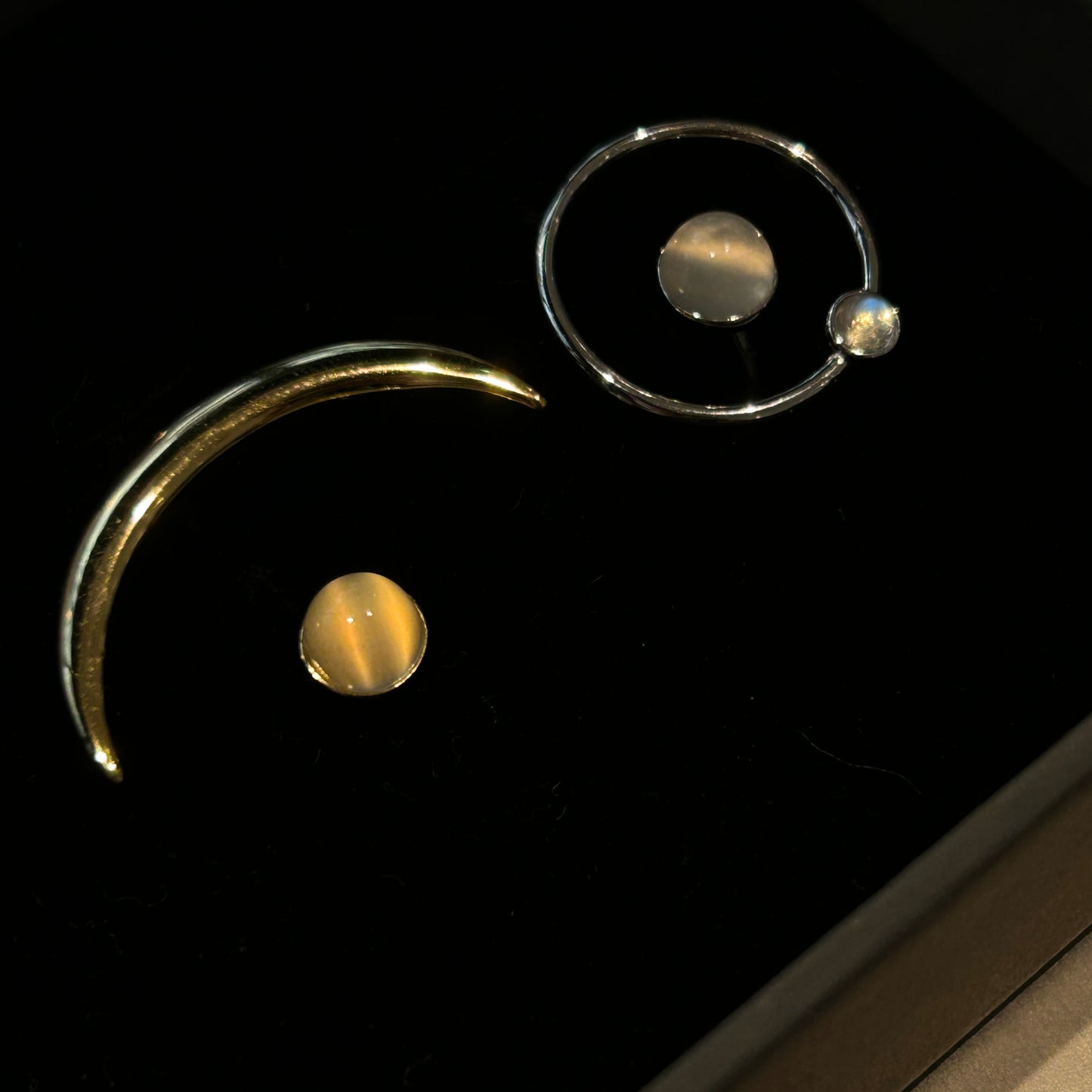 (Limited Edition) Moon Sparkle Ring x Guardian Star Ring - Moon stone edition