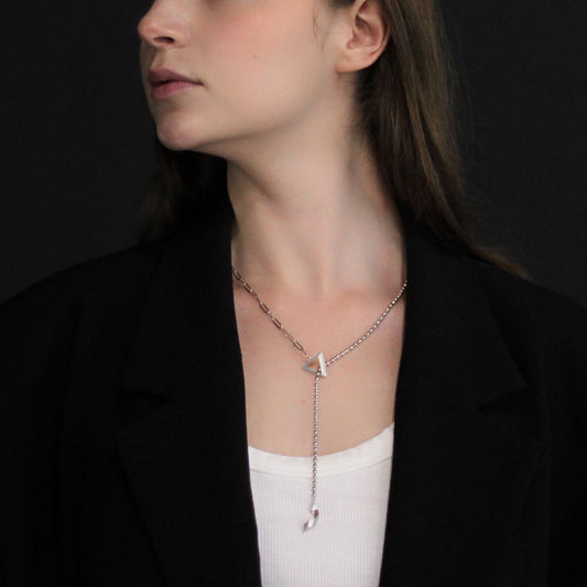 The Echo in Time Silver Necklace 流光迴廊設計項鍊