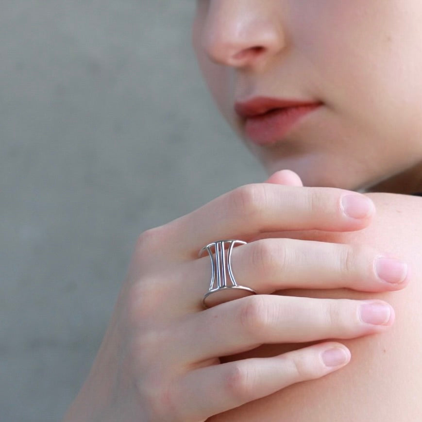 The Silver Column ring