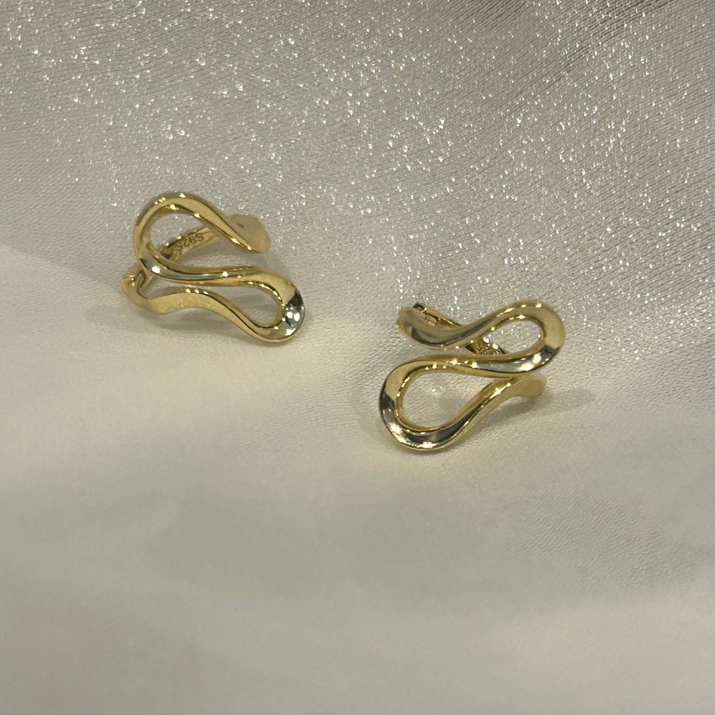 Infinity Orbit Earrings (gold)&(silver)