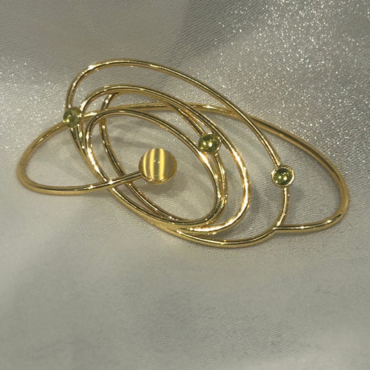 Galaxy Glow Earcuff- moon stone edition (gold)&(silver)
