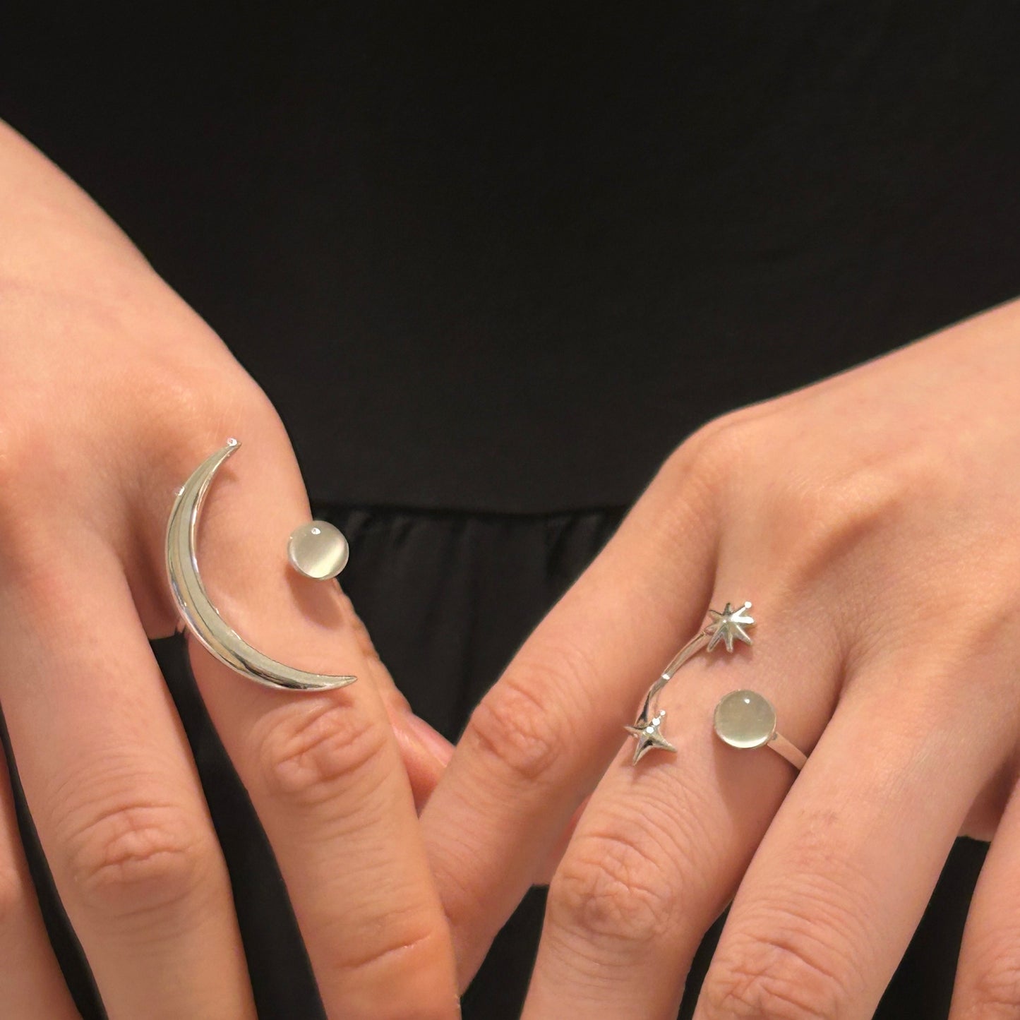 Starry Sparkle Ring (gold)&(silver)