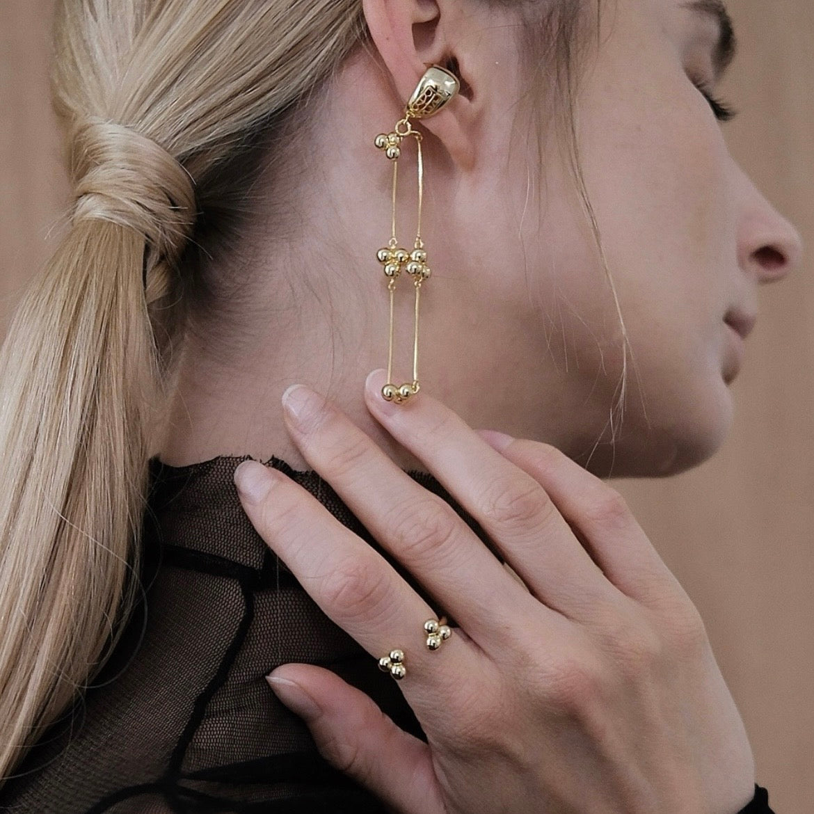 光點指間戒 Sparkle Dot Ring