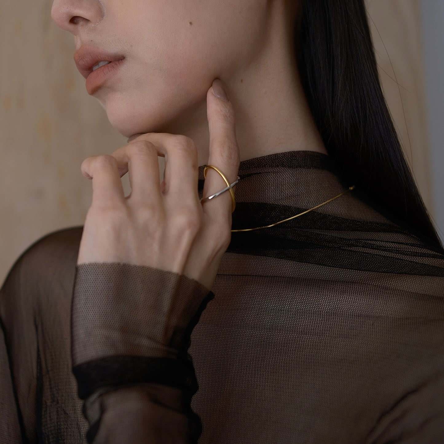 Orbit flow ring (Gold x silver)