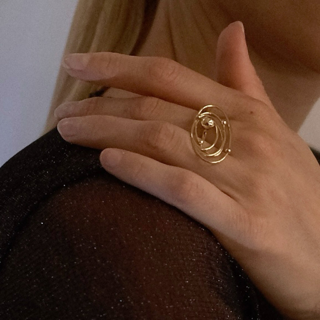 Galaxy Flow Ring  (gold)&(silver)