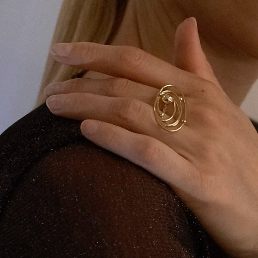 Galaxy Flow Ring  (gold)&(silver)