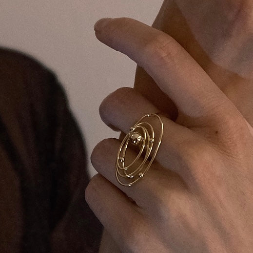 Galaxy Flow Ring  (gold)&(silver)