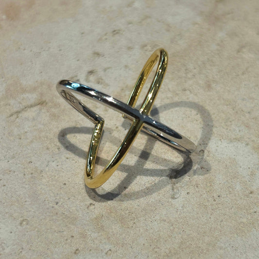 Orbit flow ring (Gold x silver)