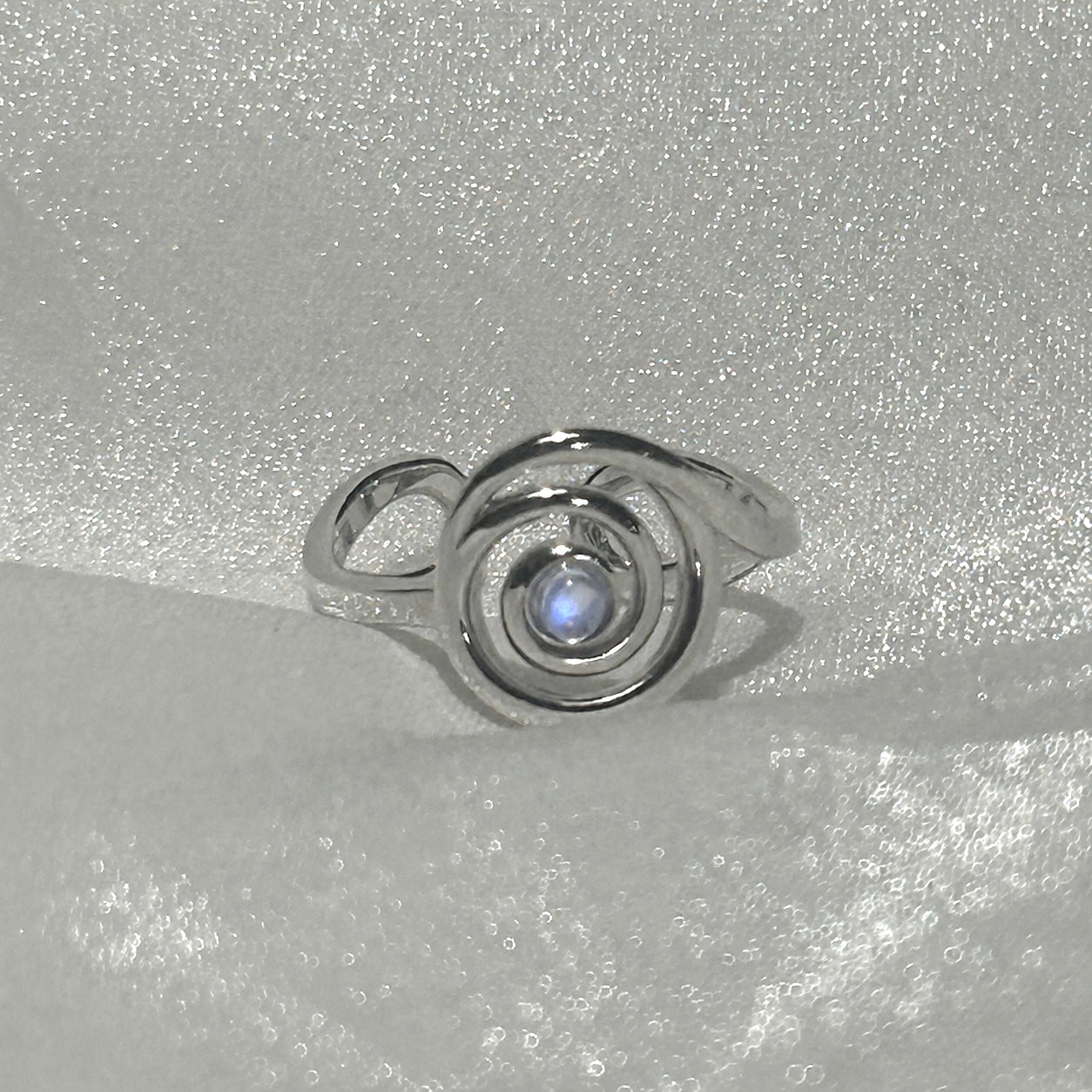 Cosmic Spiral Ring (gold)&(silver)