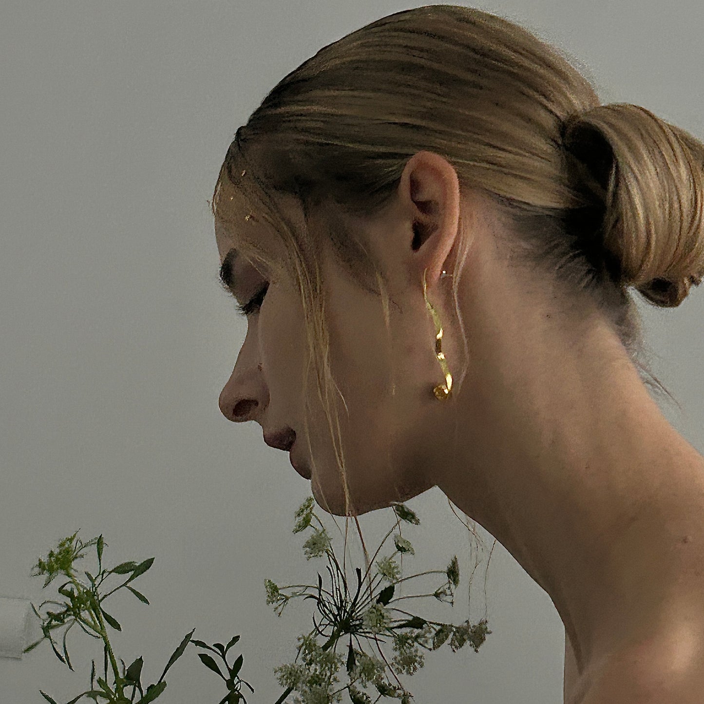 The Mystery of the Forest Earrings (Gold)