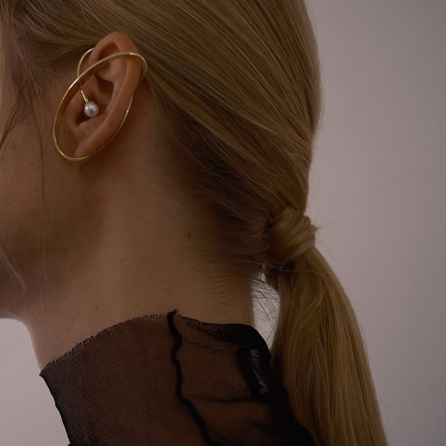 Moonlight Sparkle Ear Cuff (gold)&(silver)