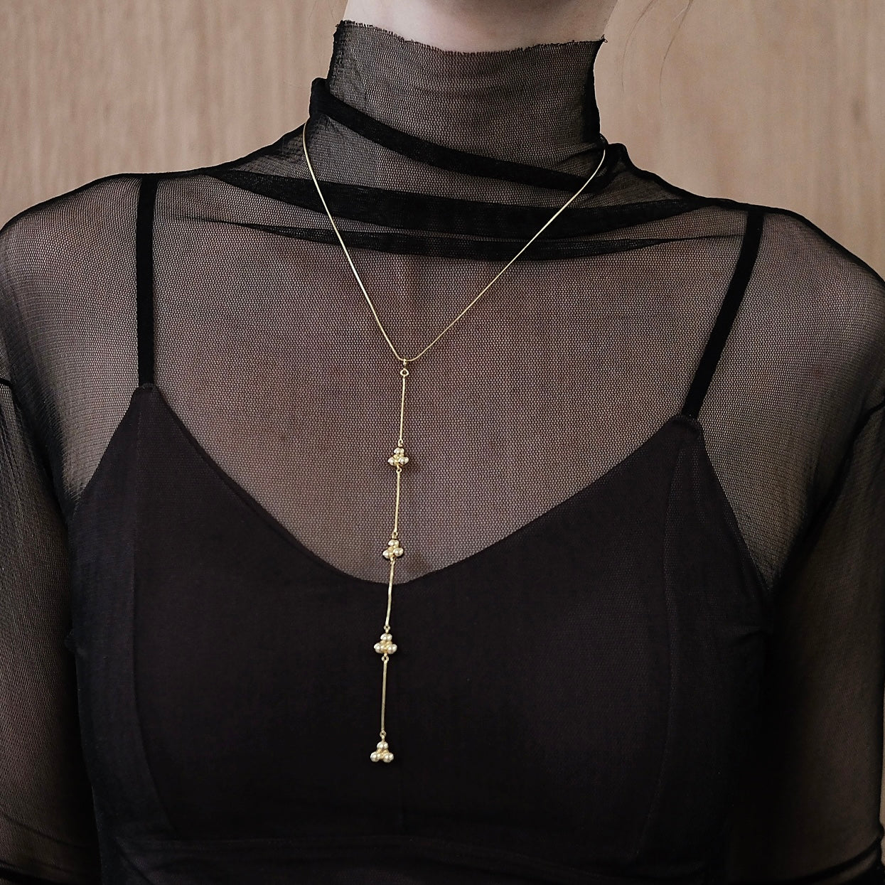 Flow of heart earcuff (with different chains)