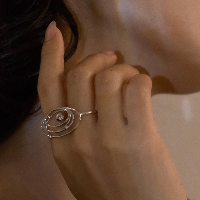 Galaxy Flow Ring  (gold)&(silver)