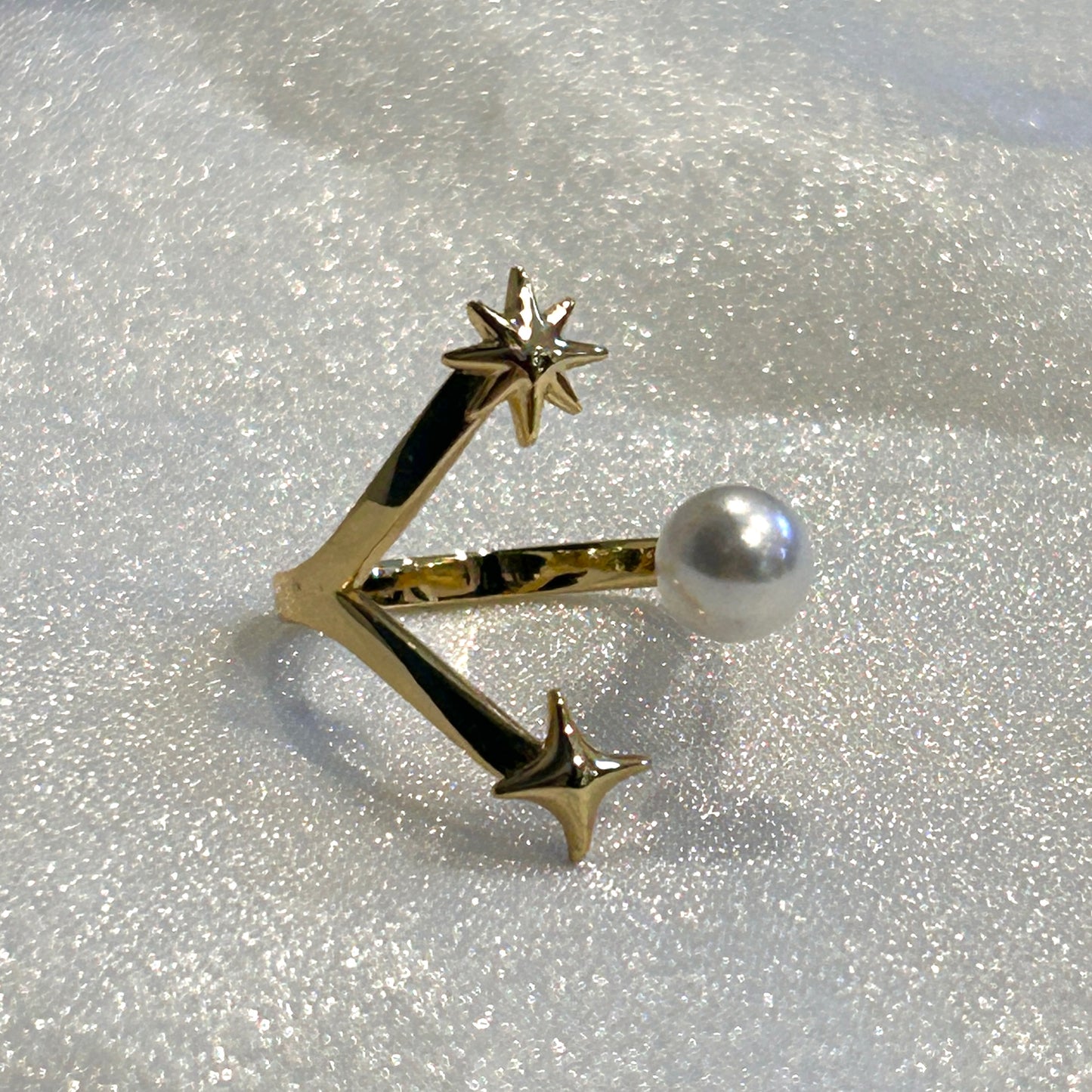 Starry Sparkle Ring (gold)&(silver)