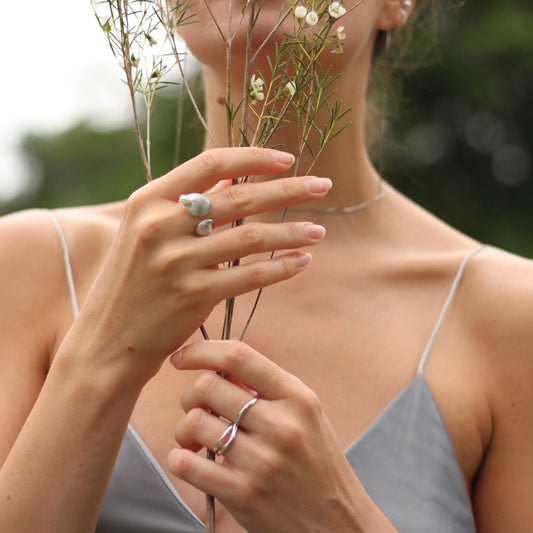 The Hazy Forest Ring (Silver)