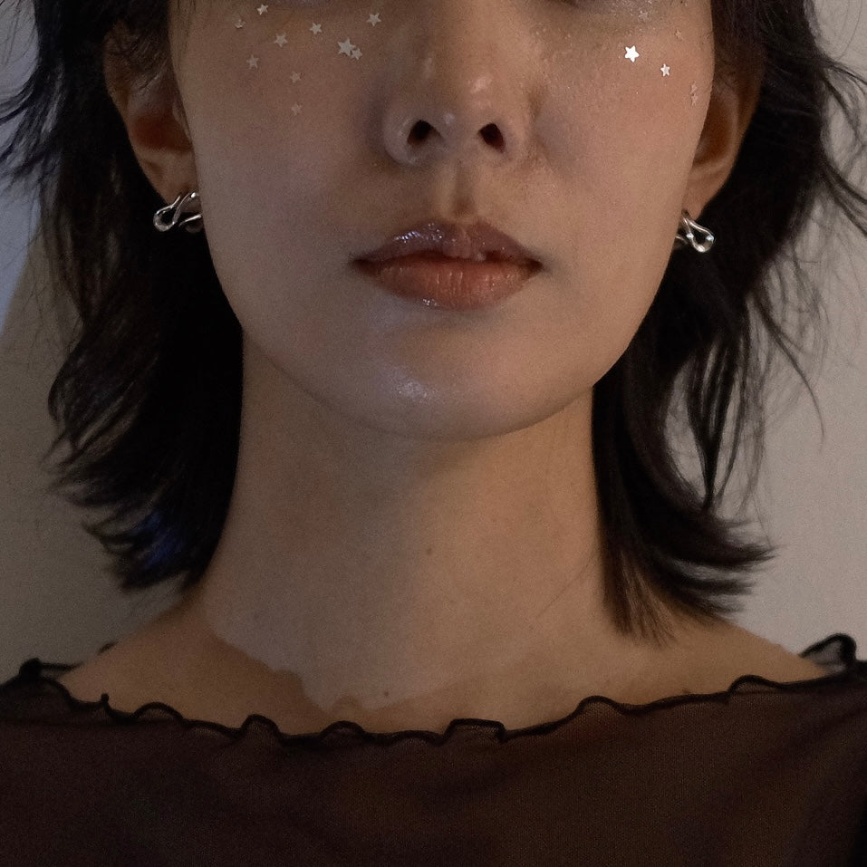 Infinity Orbit Earrings (gold)&(silver)