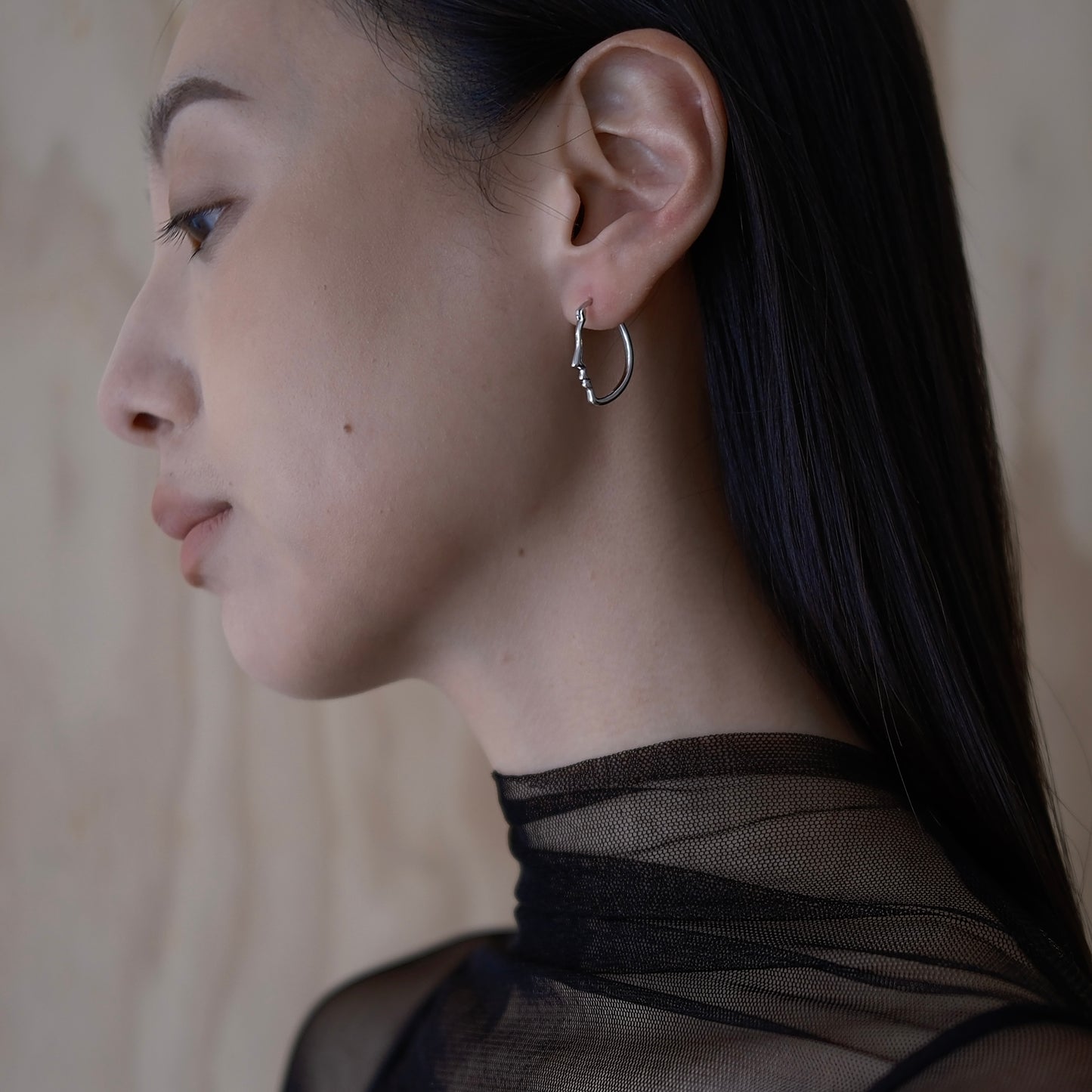 Self Portrait Earrings (silver)