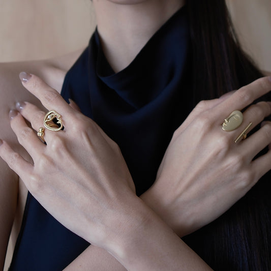 The Mirror Gazing ring (gold)