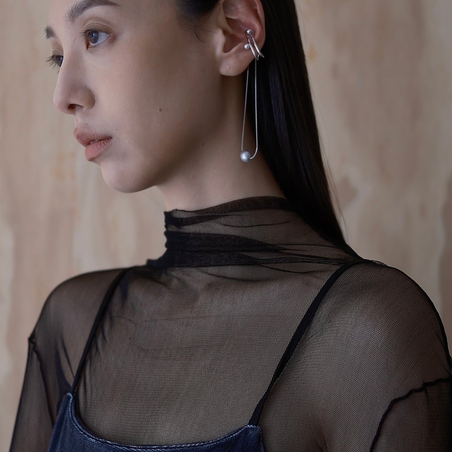 日雜報導款-流星多用途耳鍊 The drop of falling star ear chain