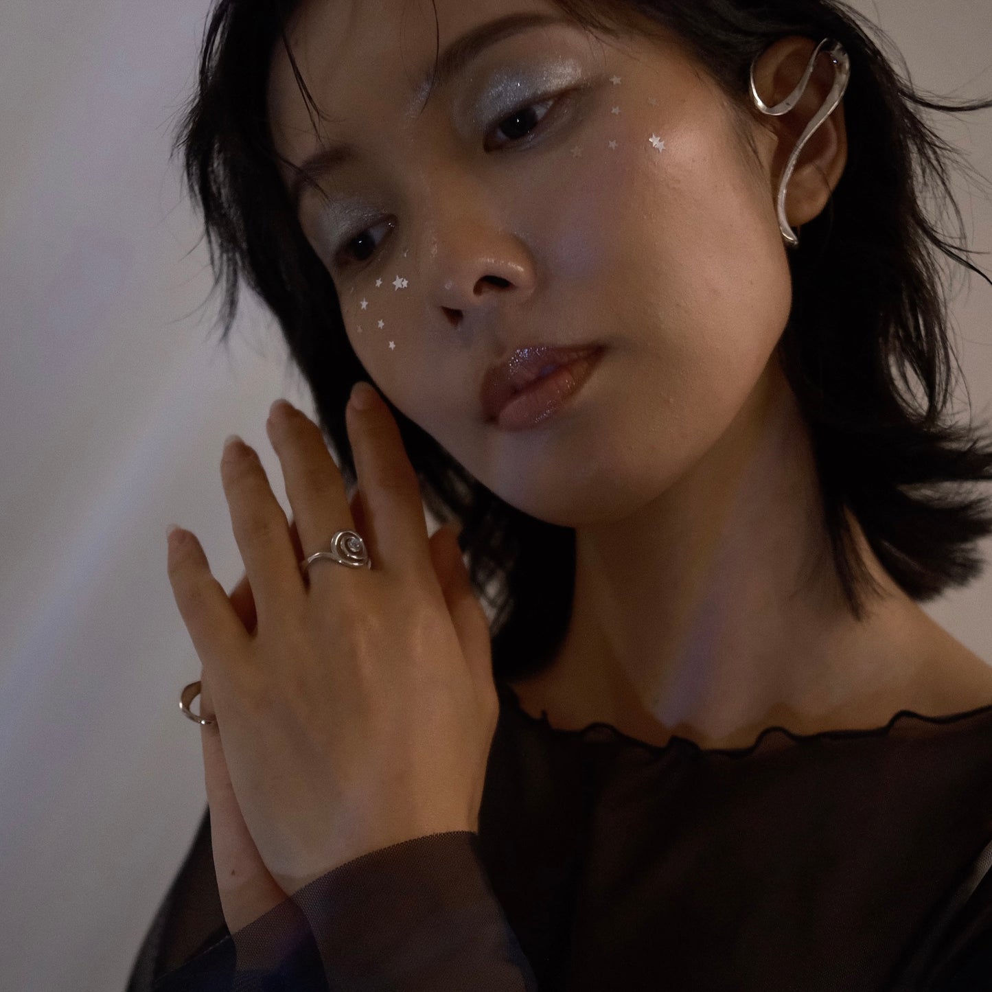 Cosmic Spiral Ring (gold)&(silver)