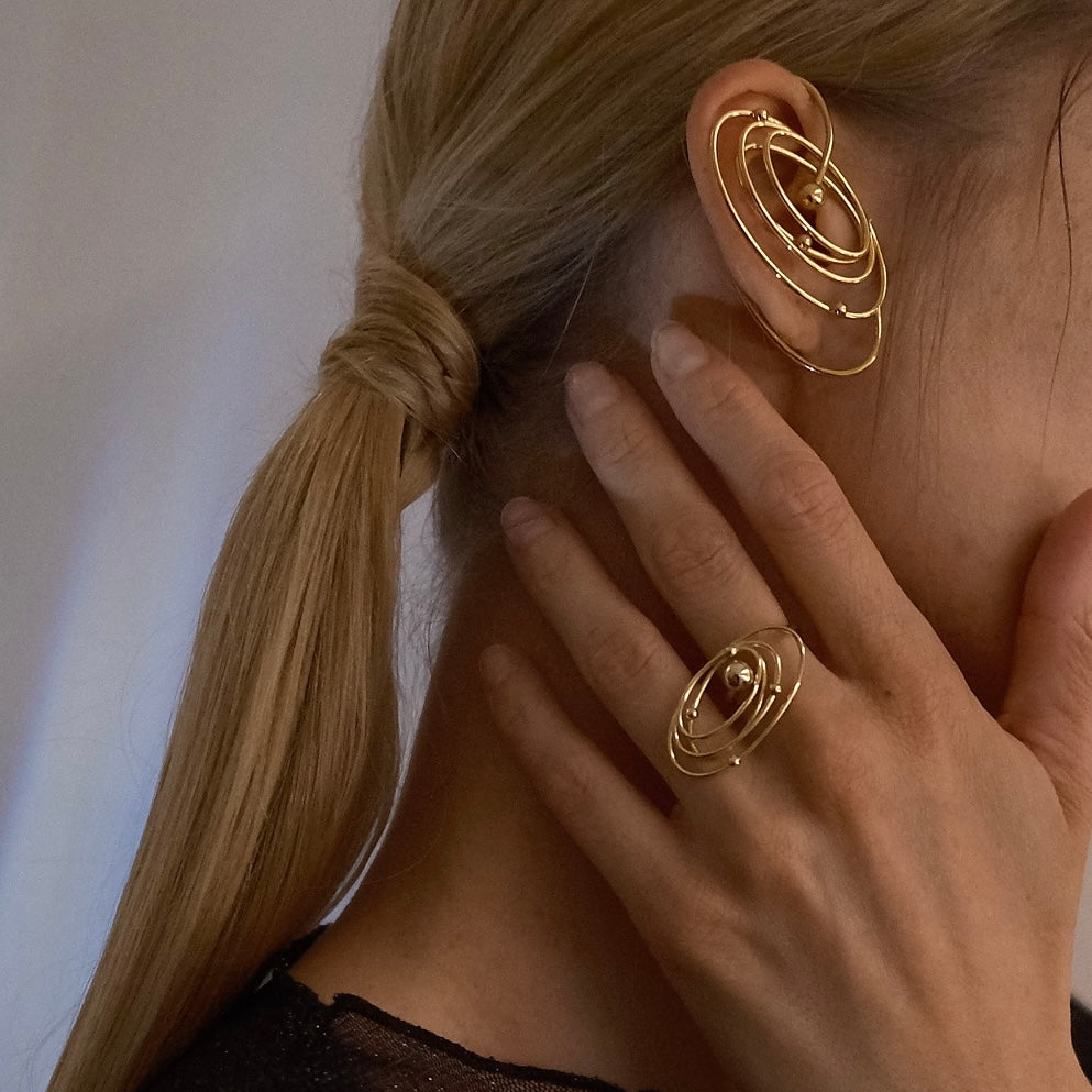 Galaxy Flow Ring  (gold)&(silver)