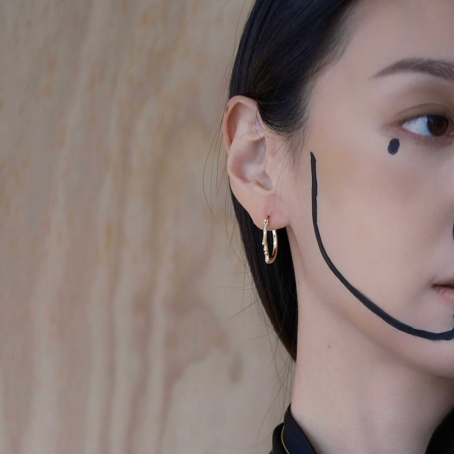 Self Portrait Earrings (gold)