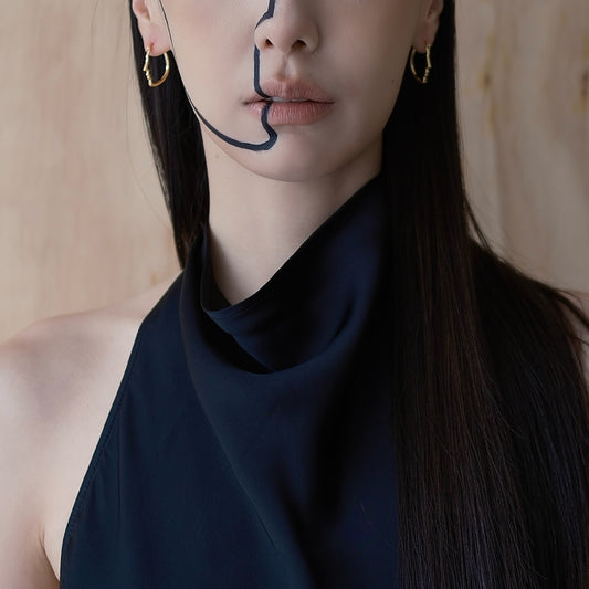 Self Portrait Earrings (gold)