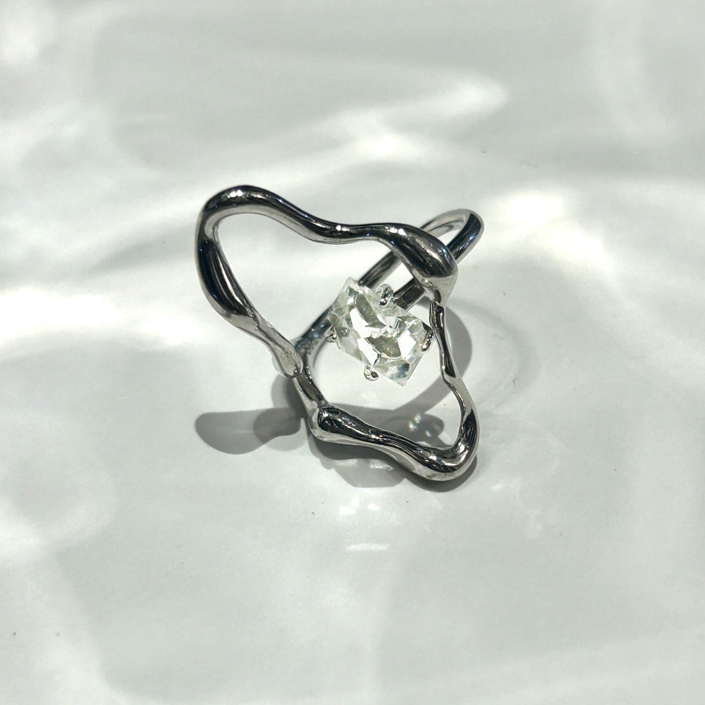 Lake sparkle Ring (Silver)