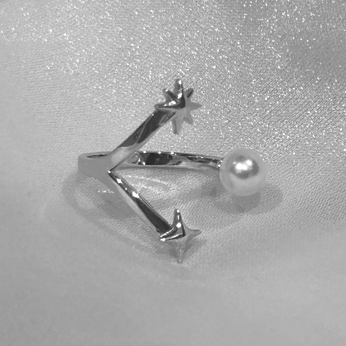 Starry Sparkle Ring (gold)&(silver)