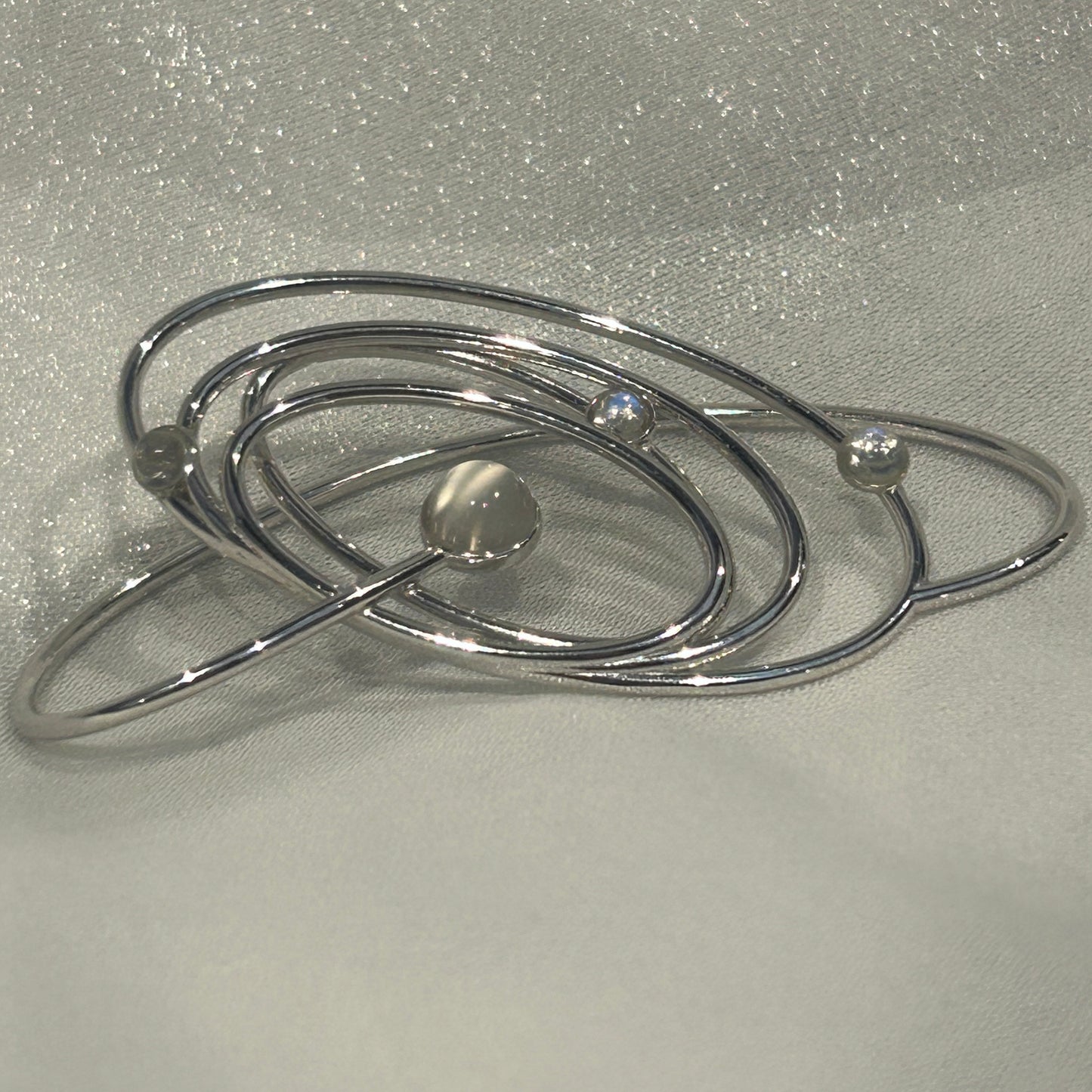 Galaxy Glow Earcuff- moon stone edition (gold)&(silver)