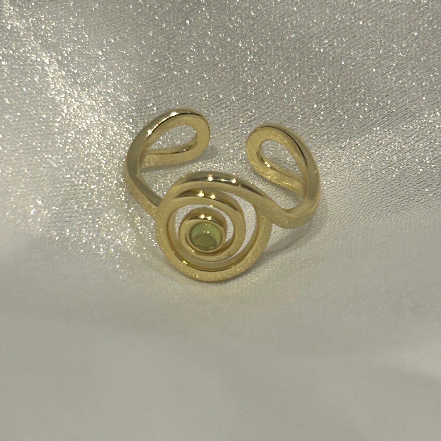 Cosmic Spiral Ring (gold)&(silver)