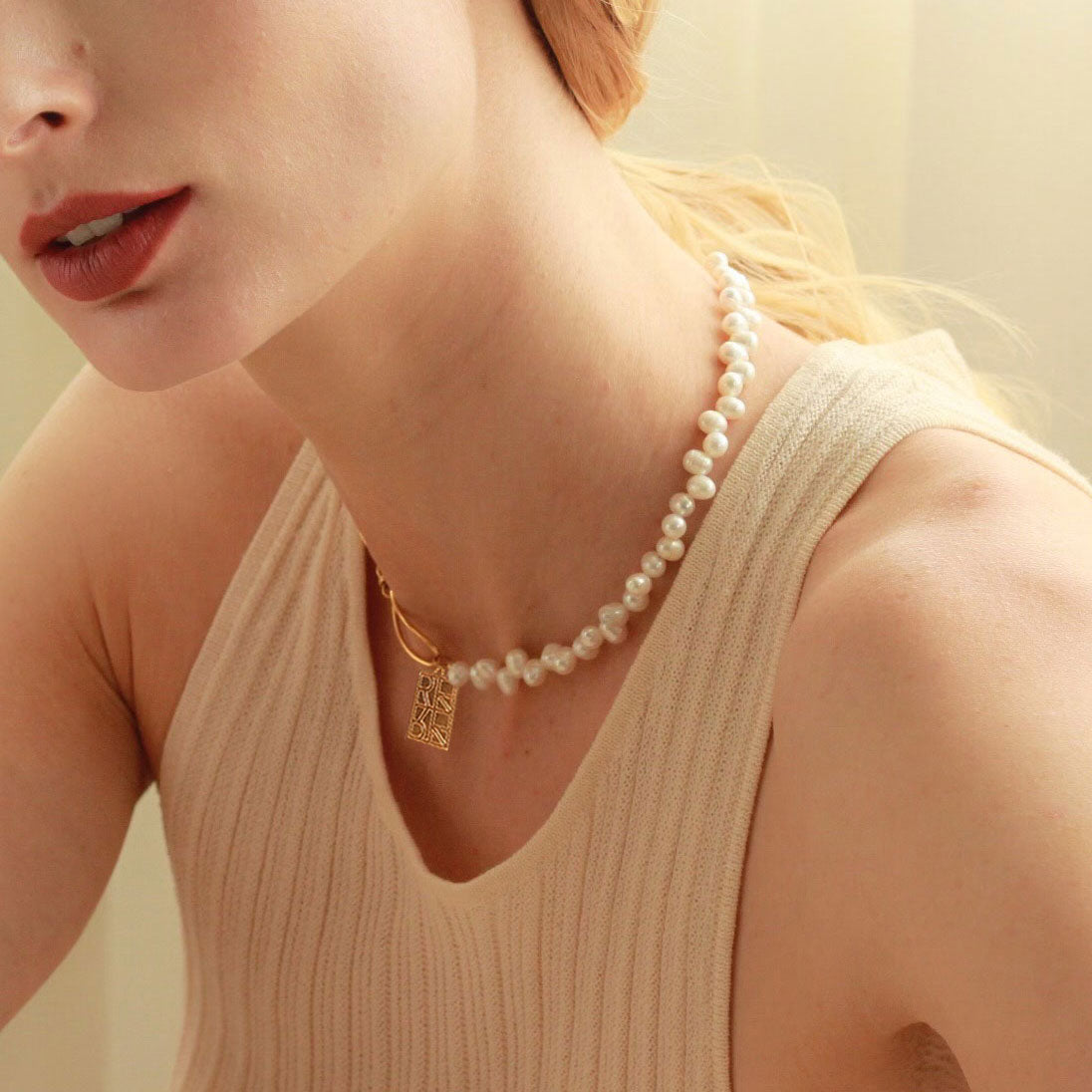 Ripple Melody Baroque Pearl Necklace
