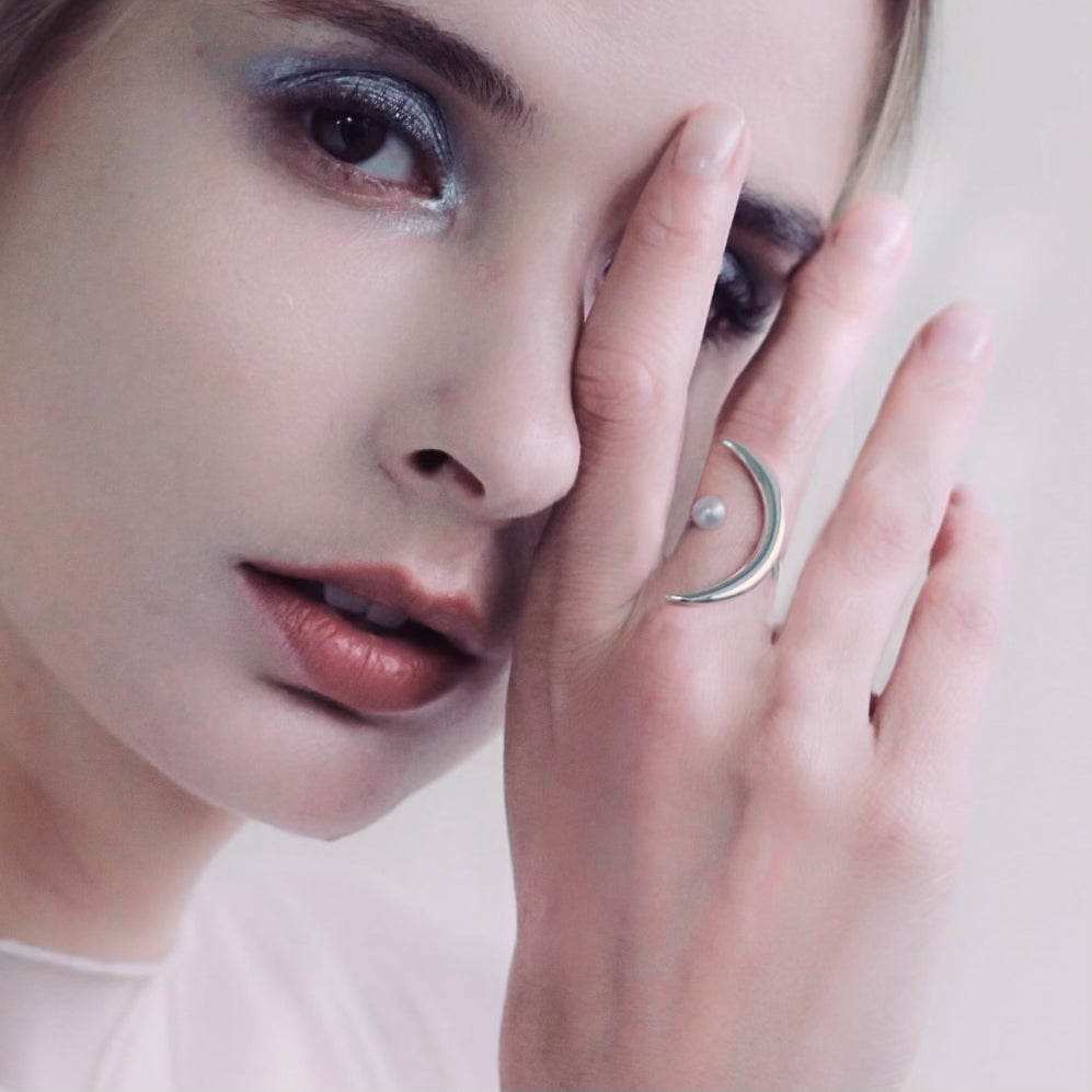 Oil Rings Reflection Silver Moonlight Ring – Reflection.co_official