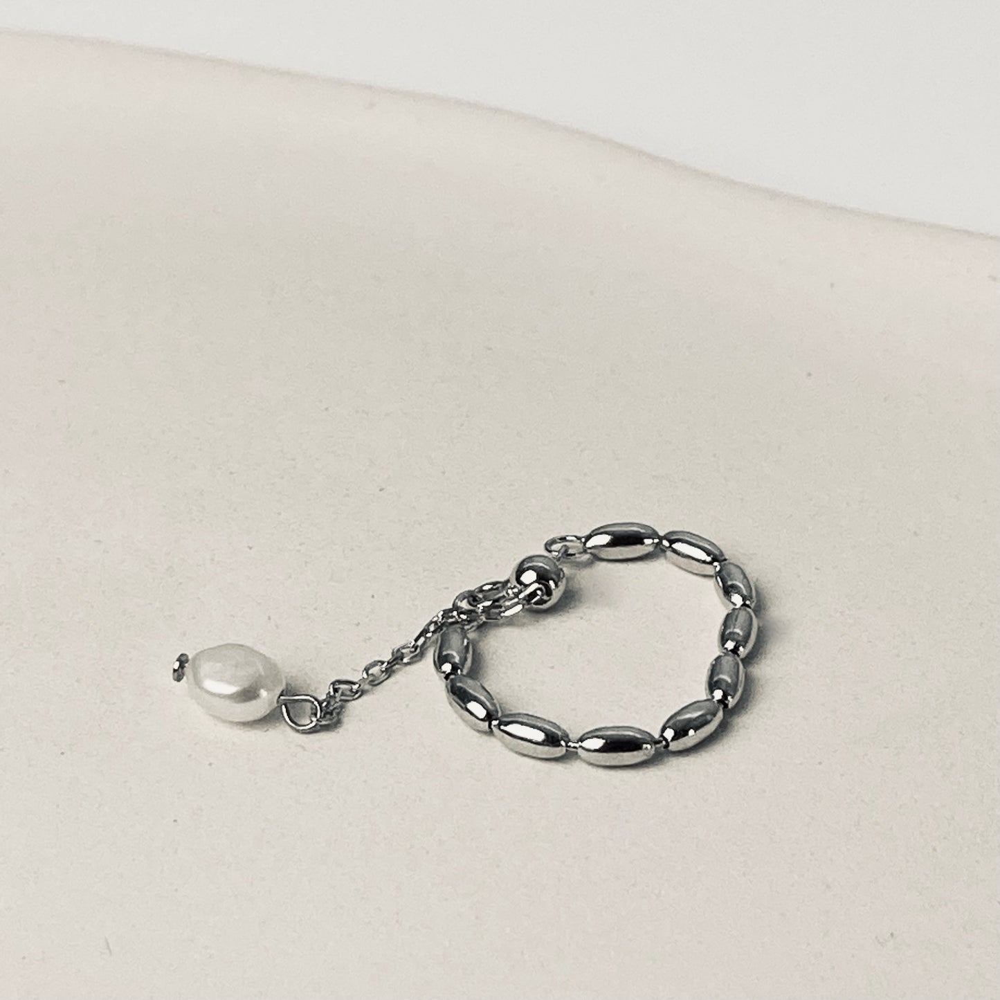 Rain Dew Chain Ring - Sparkle Design Edition